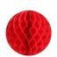 SANTEX 4365-7, Sachet de 2 boules décoratives en papier de 20cm, Rouge 20cm