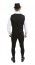 P'TIT Clown re43913 - Gilet sans manches en tissu noir, taille adulte L/XL