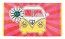 Bannière drapeau Hippie Flower Power 150 cm