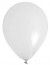 Sachet de 8 ballons latex 23cm unis, Blanc