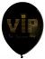 Sachet de 8 ballons VIP en latex de 23cm, noir 