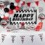 Sachet 20 Serviettes SPEED happy birthday en papier 33x33cm