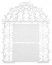 SANTEX 4580-1, Plan de table Cage, plastique souple blanc