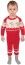 P'TIT Clown re48114 - Costume baby Noel rouge avec rennes, 104 cm 3/4 ans