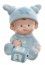 Lot de 2 Figurines baptême, garçonnet Bleu