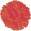 Party Pro 502401, Boule Pompon Papier De Soie Corail 40 cm