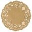 SANTEX 5054-26, Sachet de 10 Sous-Verres Dentelle, Kraft