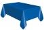 Nappe plastique rectangle, Bleu Roy