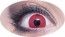 P'TIT Clown re55504 - Lentilles de contact fantaisie, œil rouge, la paire