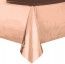Nappe plastique rectangle METALLISEE Or Rose