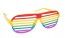 P'TIT Clown re62838 - Lunettes barreaux multicolores arc-en-ciel