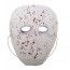 Party Pro 631990, Masque Zombie blanc et rouge ou vert