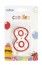 Bougie anniversaire chiffre 8