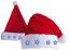 P'TIT Clown re65302 - Bonnet Père Noël rouge avec filaments argents, lumineux
