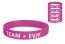 P'TIT Clown re66605 - Lot de 6 bracelets Team EVJF, roses