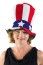 P'TIT Clown re71520 - Chapeau velours Haut de Forme américain
