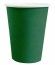 Lot de 10 Gobelets carton 25cl unis, Vert foncé