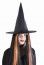 P'TIT Clown re74520 - Chapeau sorcière adulte, tissu noir