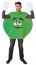 P'TIT Clown re76704 - Déguisement bonbon rond VERT adulte