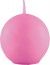 Chaks 80293-32, Bougie Boule 6cm diam, Rose pale