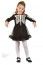 P'TIT Clown re82964 - Costume baby squelette fille 104 cm, 3/4 ans