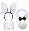 Set Bunny blanc & Noir luxe