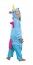 Party Pro 862300S, Déguisement Kigurumi licorne bleue enfant 7/9 ans