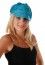 Casquette disco turquoise