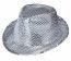 chapeau borsalino sequin argent