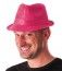 Party Pro 865090613, Chapeau borsalino sequin Néon, Rose