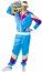 Party Pro 865113, Jogging 80's bleu adulte