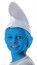 Party Pro 865526S, Bonnet de lutin bleu Enfant, Blanc