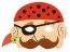 Party Pro 871199, Masque enfant pirate