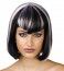 Party Pro 87268999 Perruque midnight blanche&noire