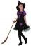 Party Pro 8728120946, Costume sorcière violette 4-6 ans