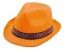 Party Pro 87338, Chapeau borsalino polyester Orange