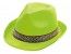 Party Pro 87340, Chapeau borsalino polyester vert