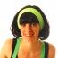 Party Pro 888023, Bandeau pour cheveux 80's vert