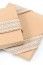 SANTEX 5089-25-5, Ruban jute avec dentelle, ivoire