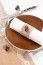 SANTEX 5089-25-5, Ruban jute avec dentelle, ivoire
