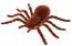 Araignée brune floquée 18cm