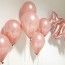 Sachet de 20 Ballons nacrés 30cm, Rose Gold