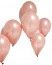 Sachet de 20 Ballons nacrés 30cm, Rose Gold