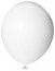 Sachet 25 ballons Opaques 25cm, Blanc 25cm