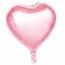 arty Pro 333635, Ballon mylar Coeur 45 cm rose pastel