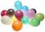 Sachet 25 ballons Opaques 25cm, Multicolore 25cm