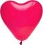 Lot de 8 ballons COEUR 35cm, Fuchsia