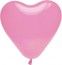 Lot de 8 ballons COEUR 35cm rose