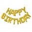 Party Pro 333671, Ballon mylar Happy birthday Or 