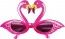 Lunettes Flamingo rose